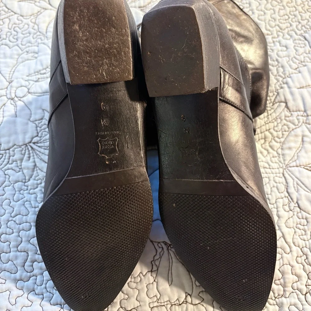 Yves Saint Laurent YSL Paris Tom Ford Era Leather Strap Ankle Boots Sz 9 🧡